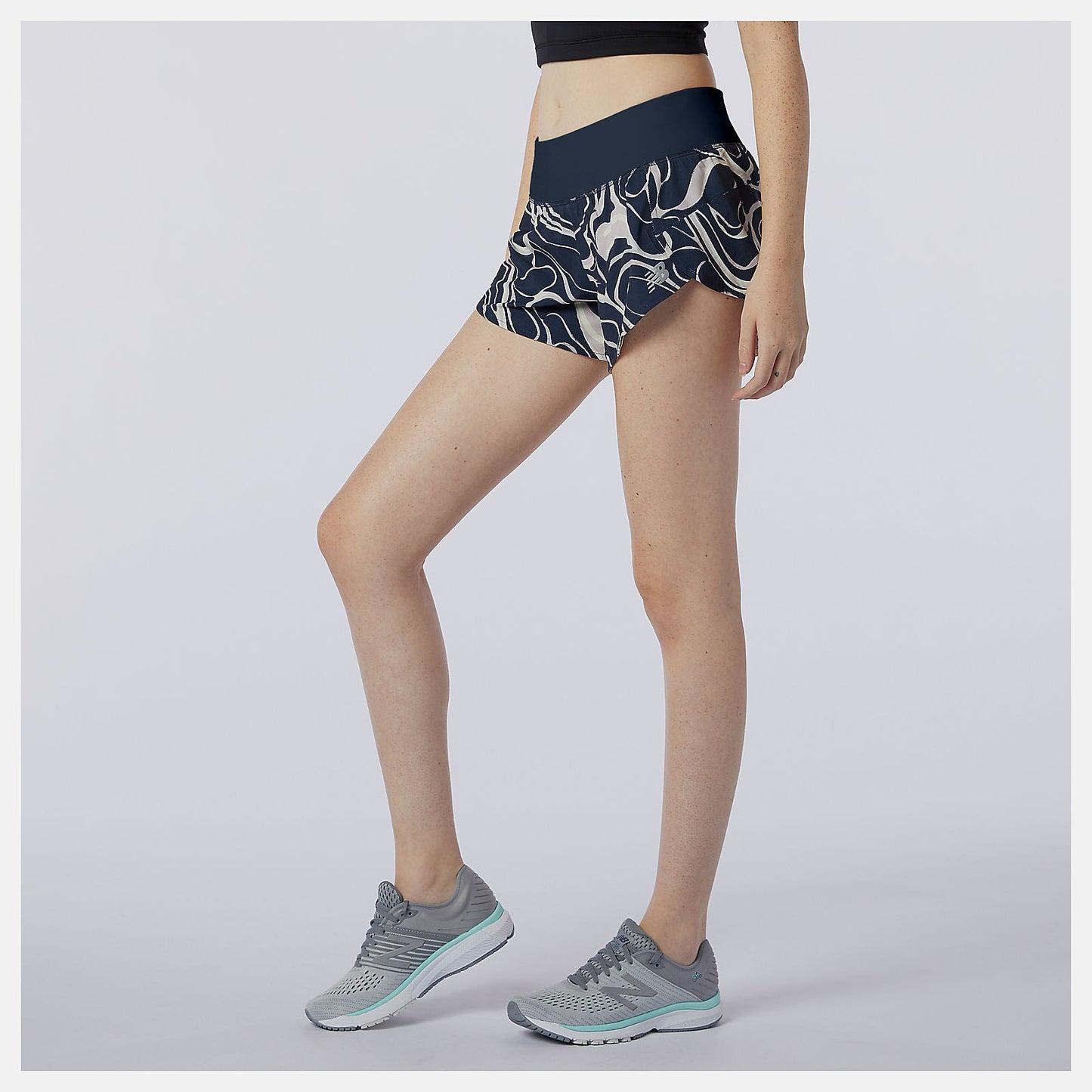 Printed Impact Run Short 3 Inch | New Balance Clothing Eclipse - Women