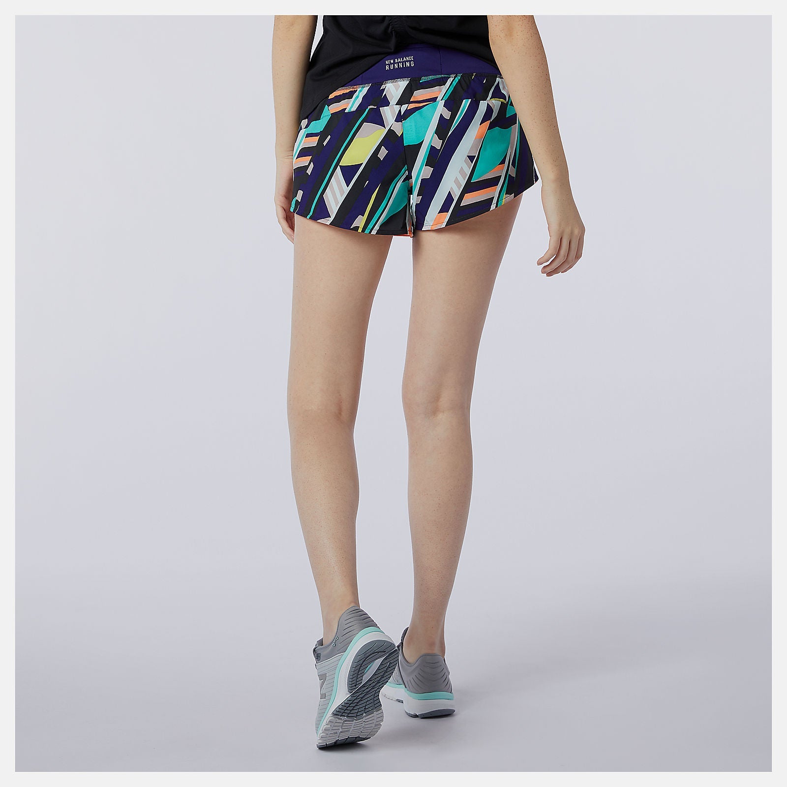 Printed Impact Run Short 3 Inch | New Balance Clothing Multi Color - Women