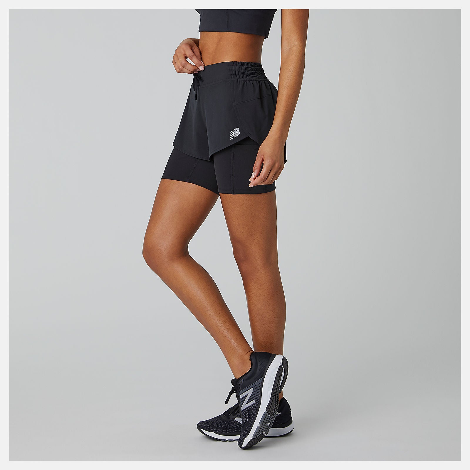 Impact Run 2 In 1 Short | New Balance Clothing Black - Women