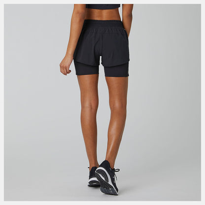 Impact Run 2 In 1 Short | New Balance Clothing Black - Women