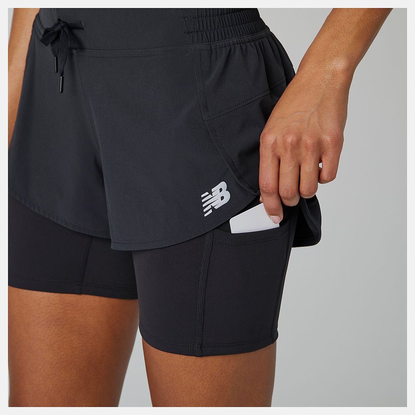 Impact Run 2 In 1 Short | New Balance Clothing Black - Women