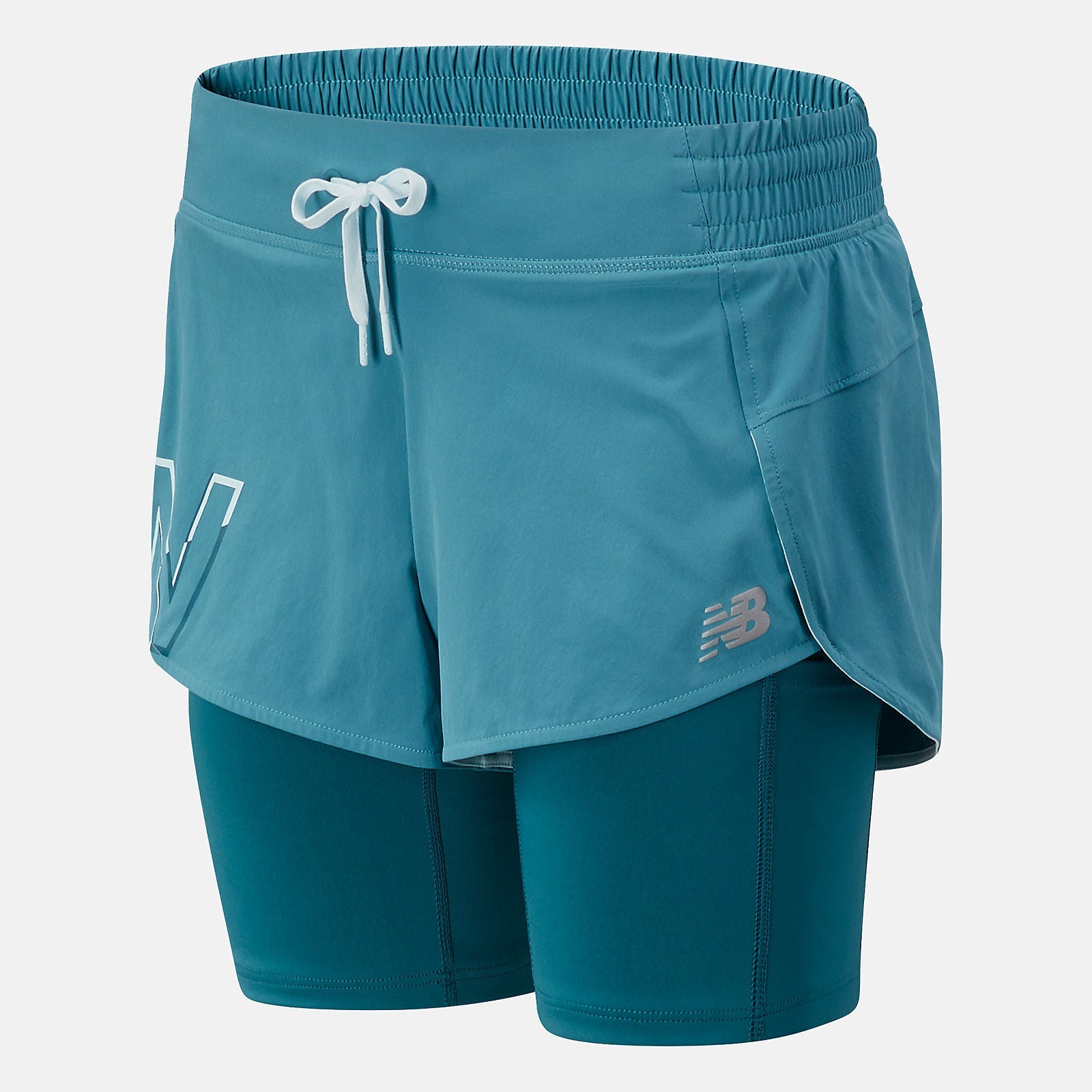 Printed Impact Run 2 In 1 Short | New Balance Clothing Sea - Women