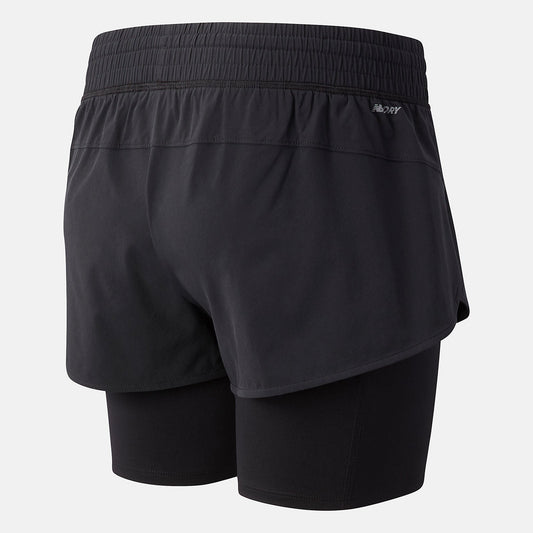 NYC Marathon Impact Run 2 In 1 Short | New Balance Clothing Black - Women