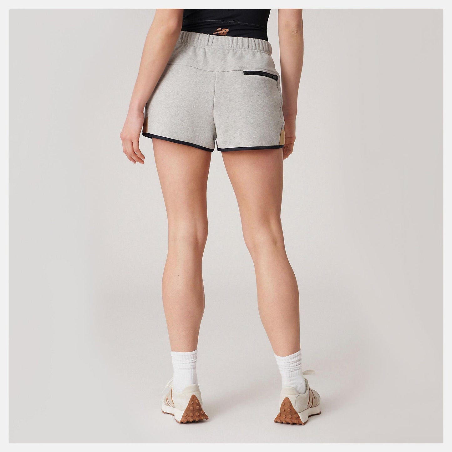 Bandier Fleece Short | New Balance Clothing Athletic Grey - Women