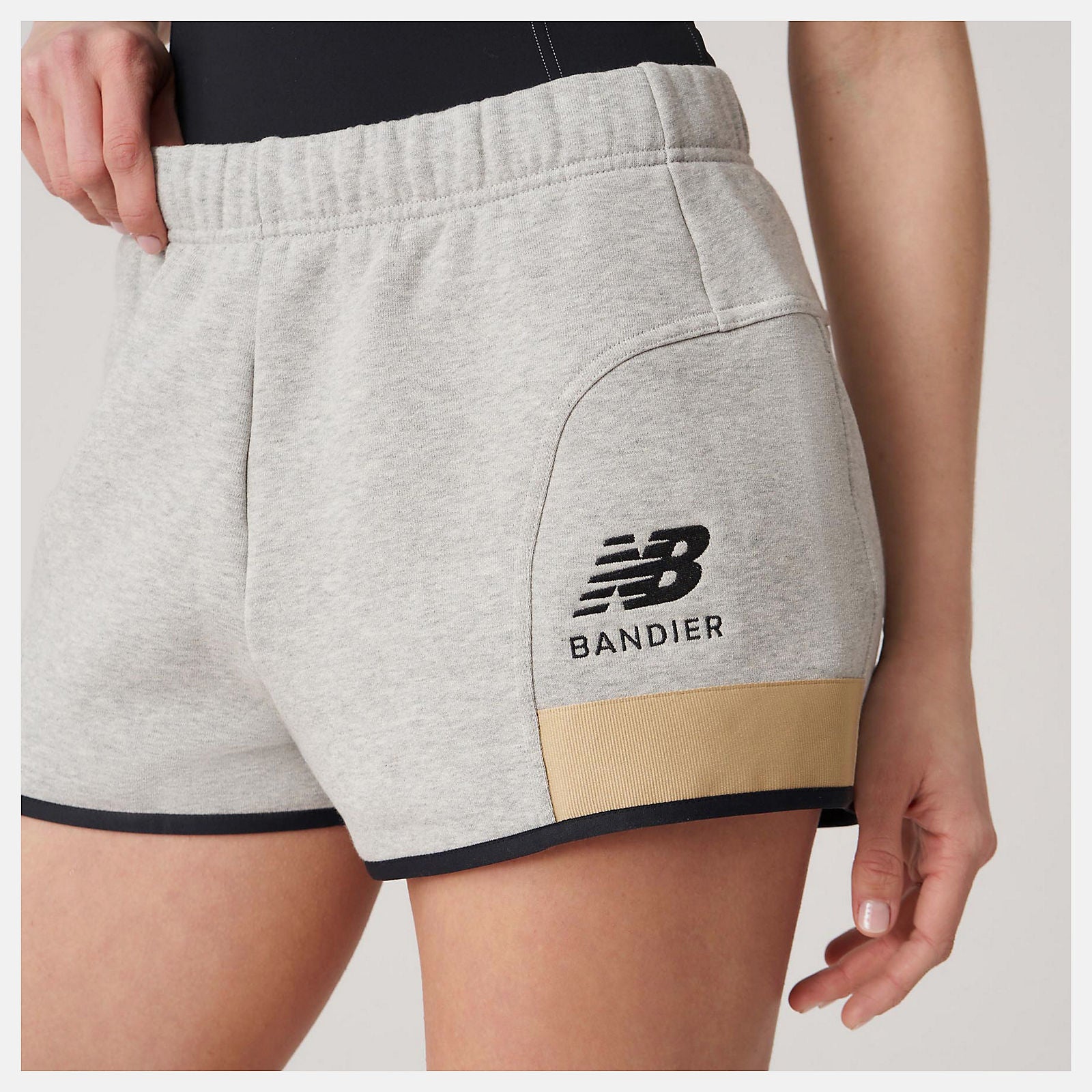 Bandier Fleece Short | New Balance Clothing Athletic Grey - Women