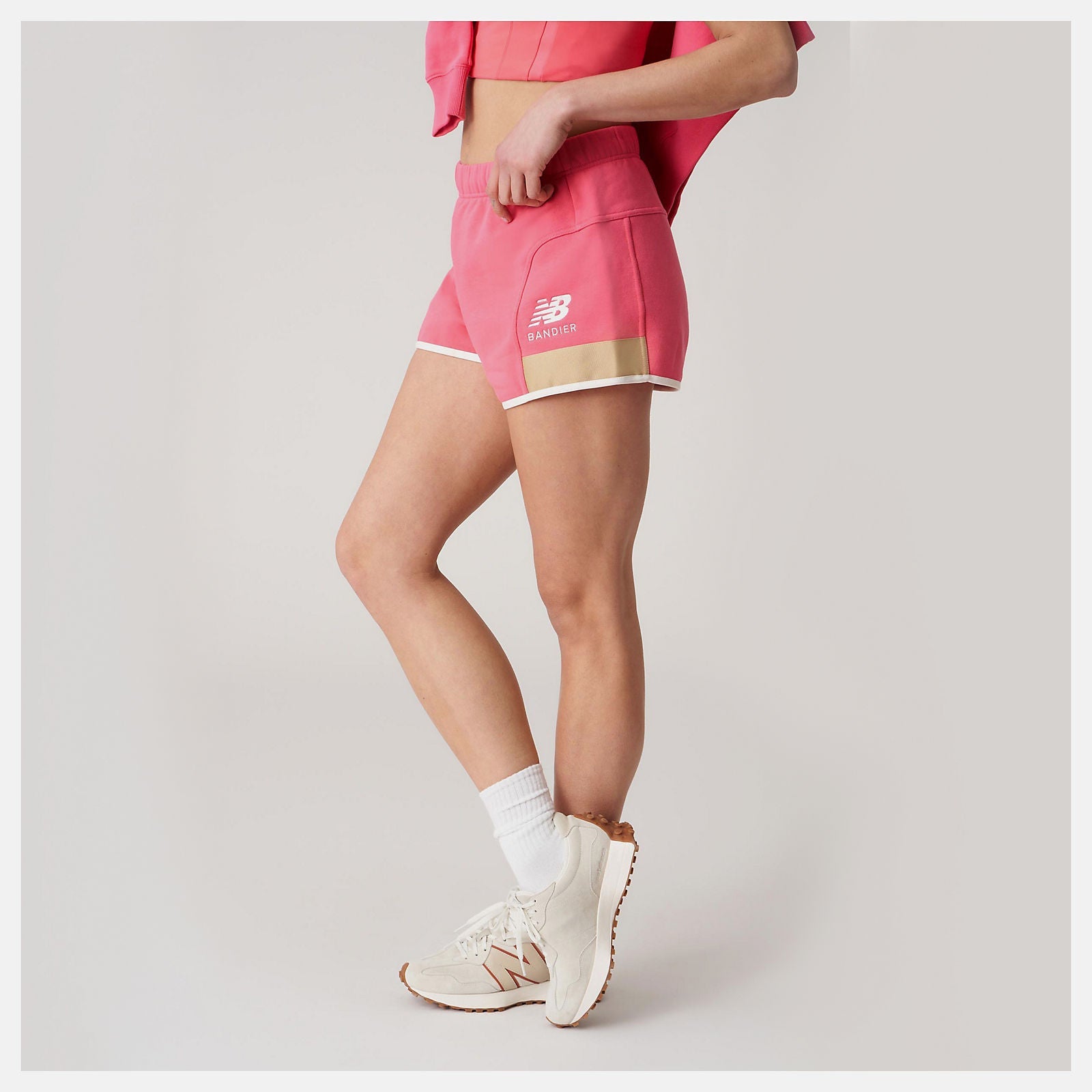 Bandier Fleece Short | New Balance Clothing Watermelon - Women