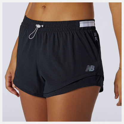 Q Speed Fuel Short | New Balance Clothing Black/White - Women