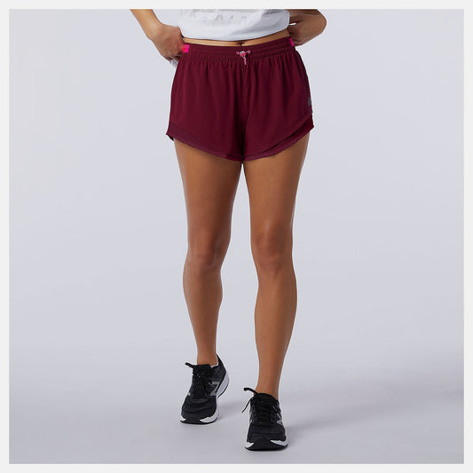 Q Speed Fuel Short | New Balance Clothing Garnet - Women