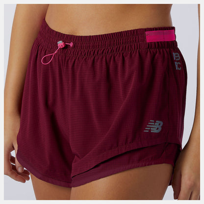Q Speed Fuel Short | New Balance Clothing Garnet - Women
