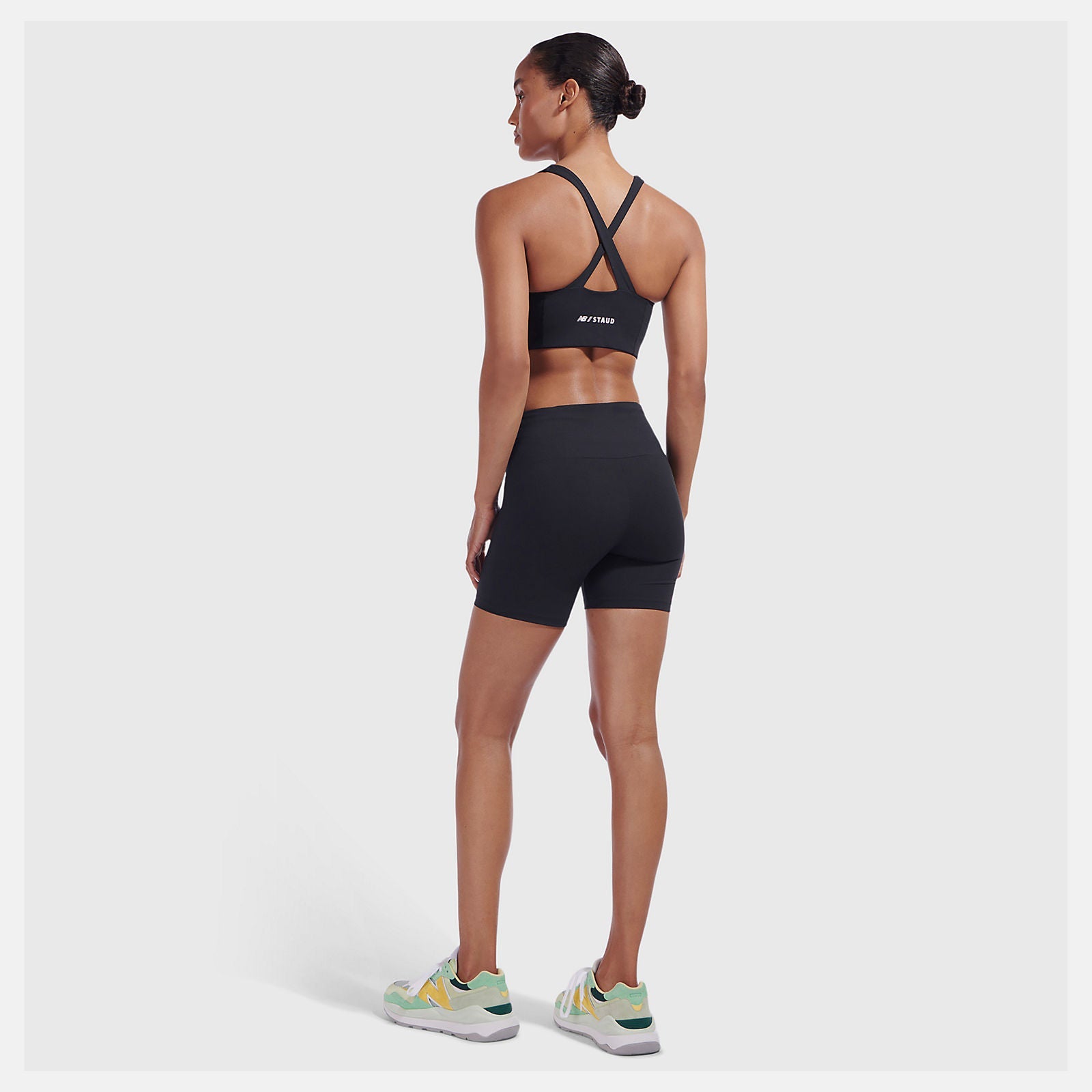Staud Lace Up Fitted Short | New Balance Clothing Black - Women