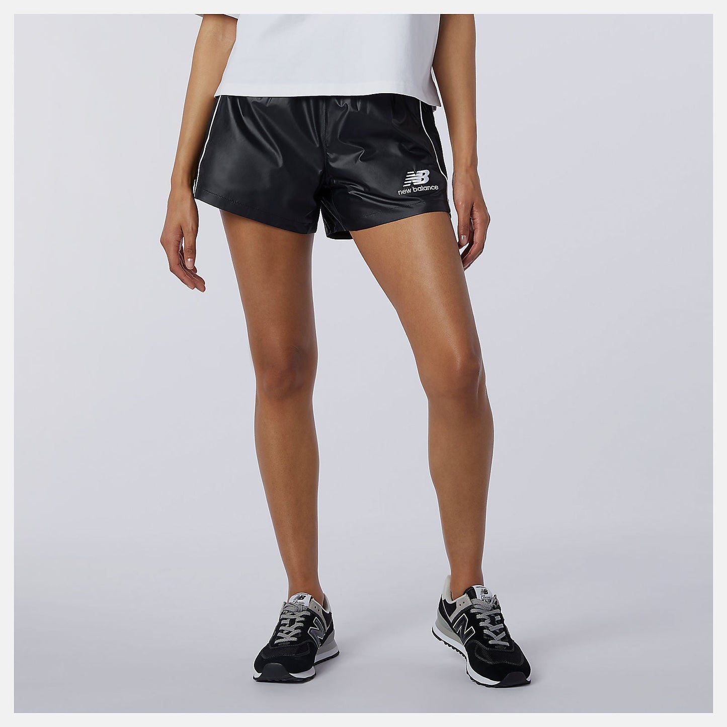NB Athletics Collide Woven Short | New Balance Clothing Black Multi - Women