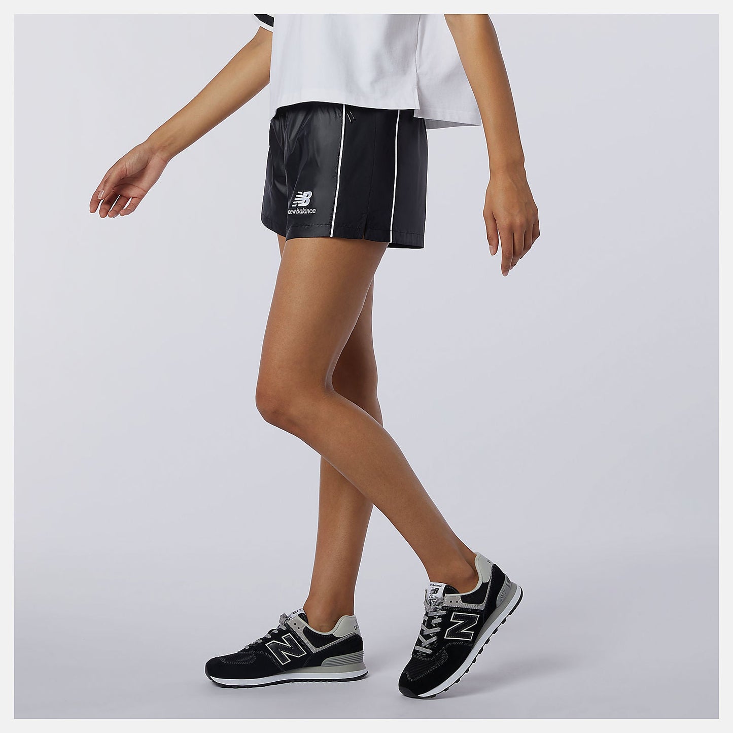 NB Athletics Collide Woven Short | New Balance Clothing Black Multi - Women