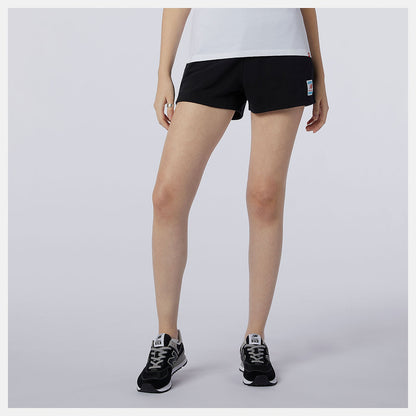 NB Essentials Knit Short | New Balance Clothing Black - Women