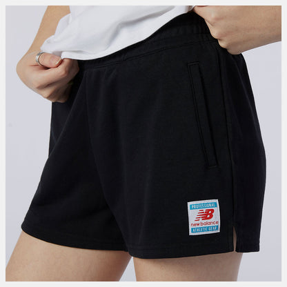 NB Essentials Knit Short | New Balance Clothing Black - Women