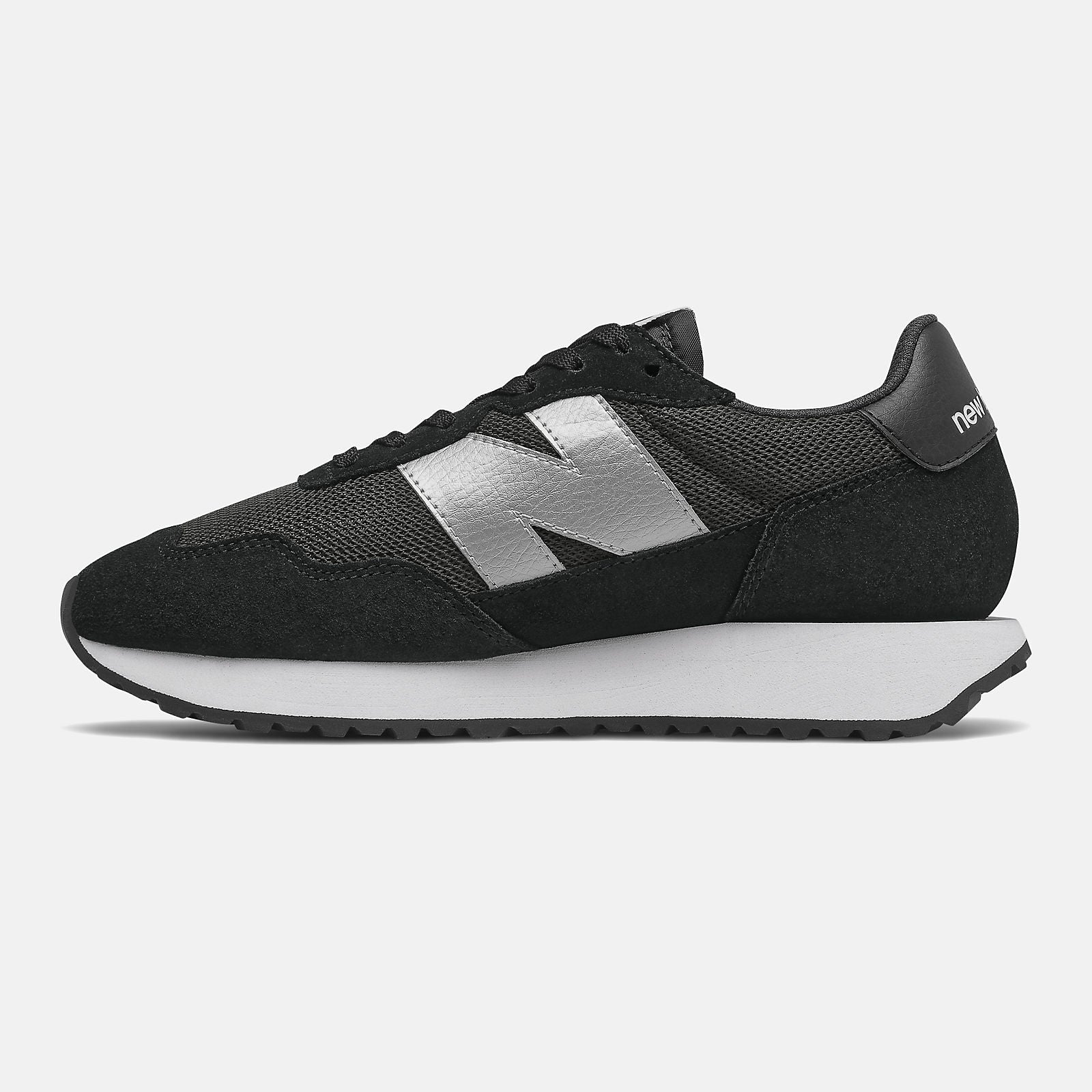 237 | New Balance Shoes Black/Silver Metallic - Women