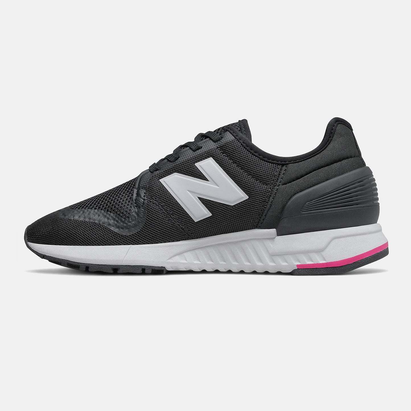 247S | New Balance Shoes Black/Exuberant Pink - Women