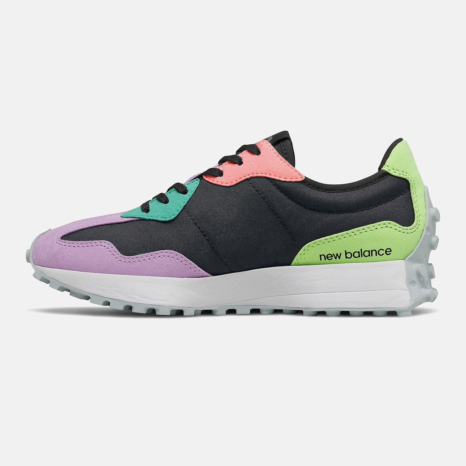 327 | New Balance Shoes Black/Dark Violet - Women