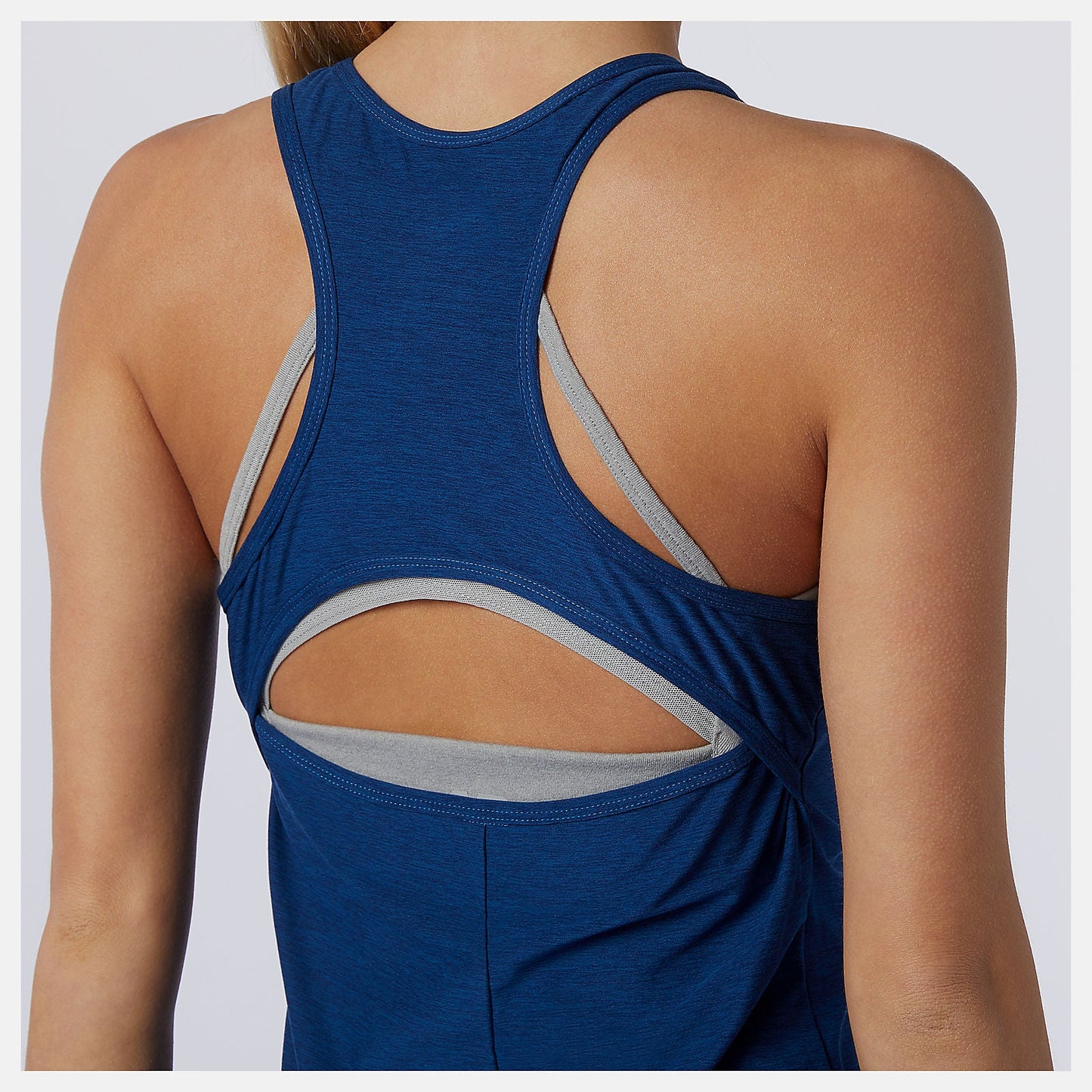 Transform Perfect Tank | New Balance Clothing Captain Blue Heather - Women