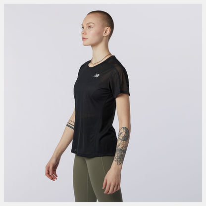 Impact Run Short Sleeve | New Balance Clothing Black - Women