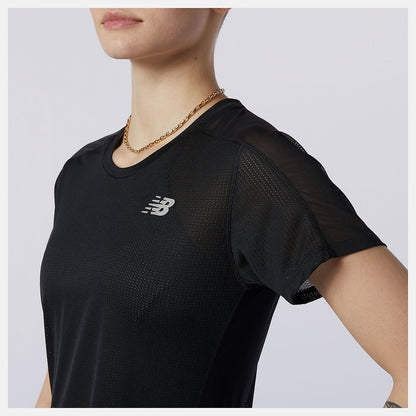 Impact Run Short Sleeve | New Balance Clothing Black - Women