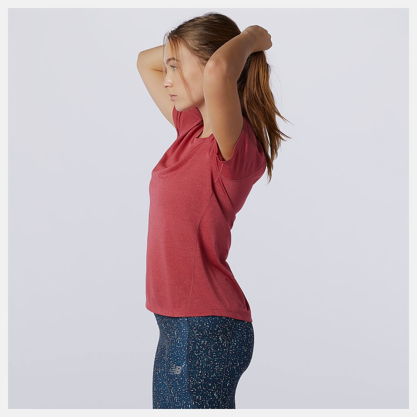 Impact Run Short Sleeve | New Balance Clothing Earth Red - Women