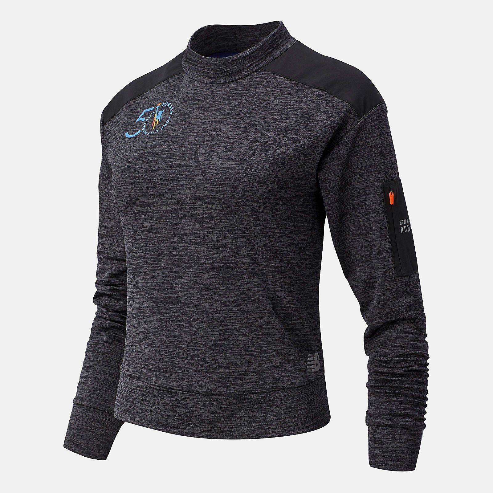 NYC Marathon NB Heat Grid Long Sleeve | New Balance Clothing Heather Charcoal - Women
