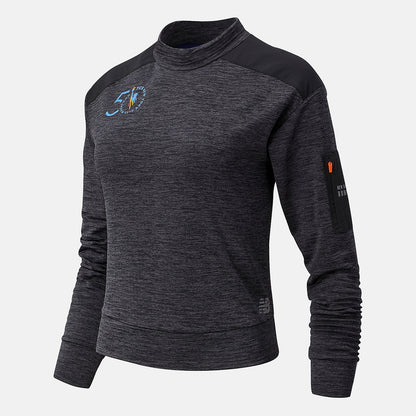 NYC Marathon NB Heat Grid Long Sleeve | New Balance Clothing Heather Charcoal - Women