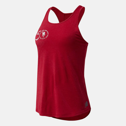 NYC Marathon Q Speed Fuel Jacquard Tank | New Balance Clothing Neo Crimson - Women