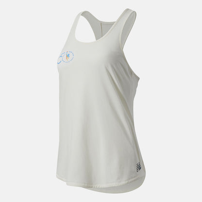 NYC Marathon Q Speed Fuel Jacquard Tank | New Balance Clothing Sea Salt - Women