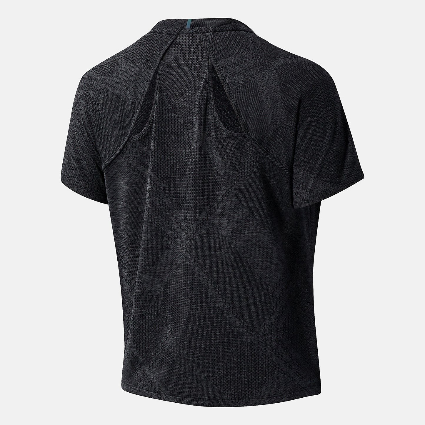 NYC Marathon Q Speed Fuel Jacquard Short Sleeve | New Balance Clothing Black Heather - Women