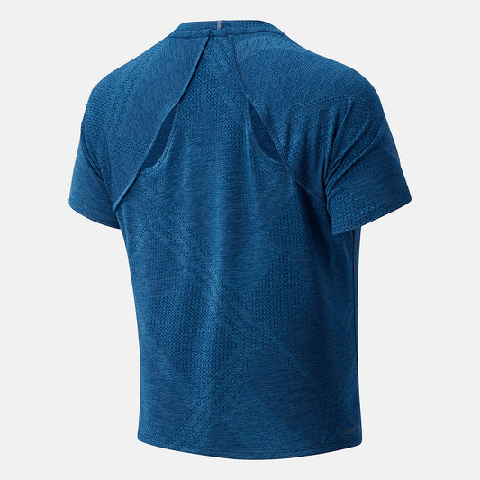 NYC Marathon Q Speed Fuel Jacquard Short Sleeve | New Balance Clothing Rogue Wave - Women