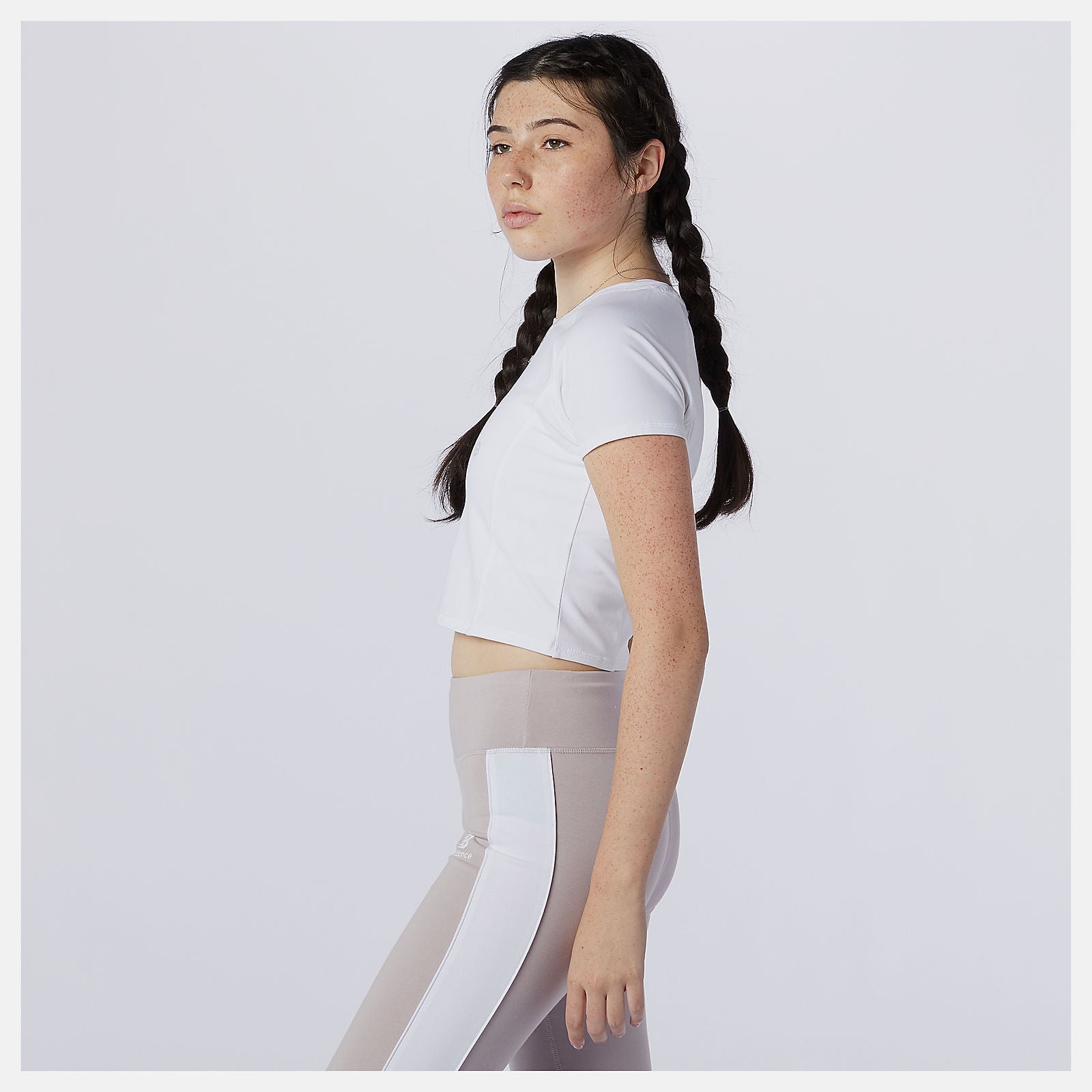 NB Athletics Podium Tee | New Balance Clothing White/Grey - Women