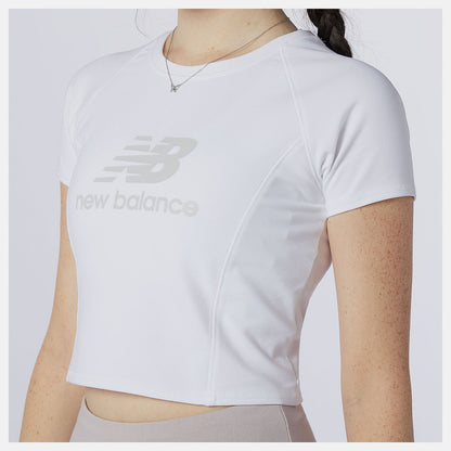 NB Athletics Podium Tee | New Balance Clothing White/Grey - Women