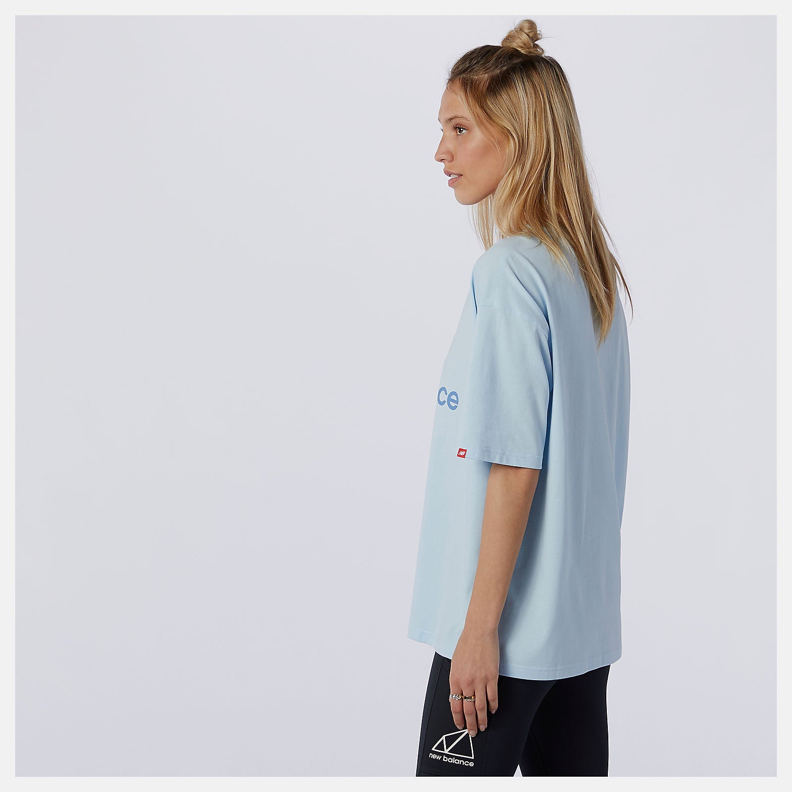 NB Essentials Stacked Logo Tee | New Balance Clothing Uv Glo - Women