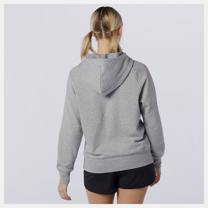 NB Essentials Pullover Hoodie | New Balance Clothing Athletic Grey - Women