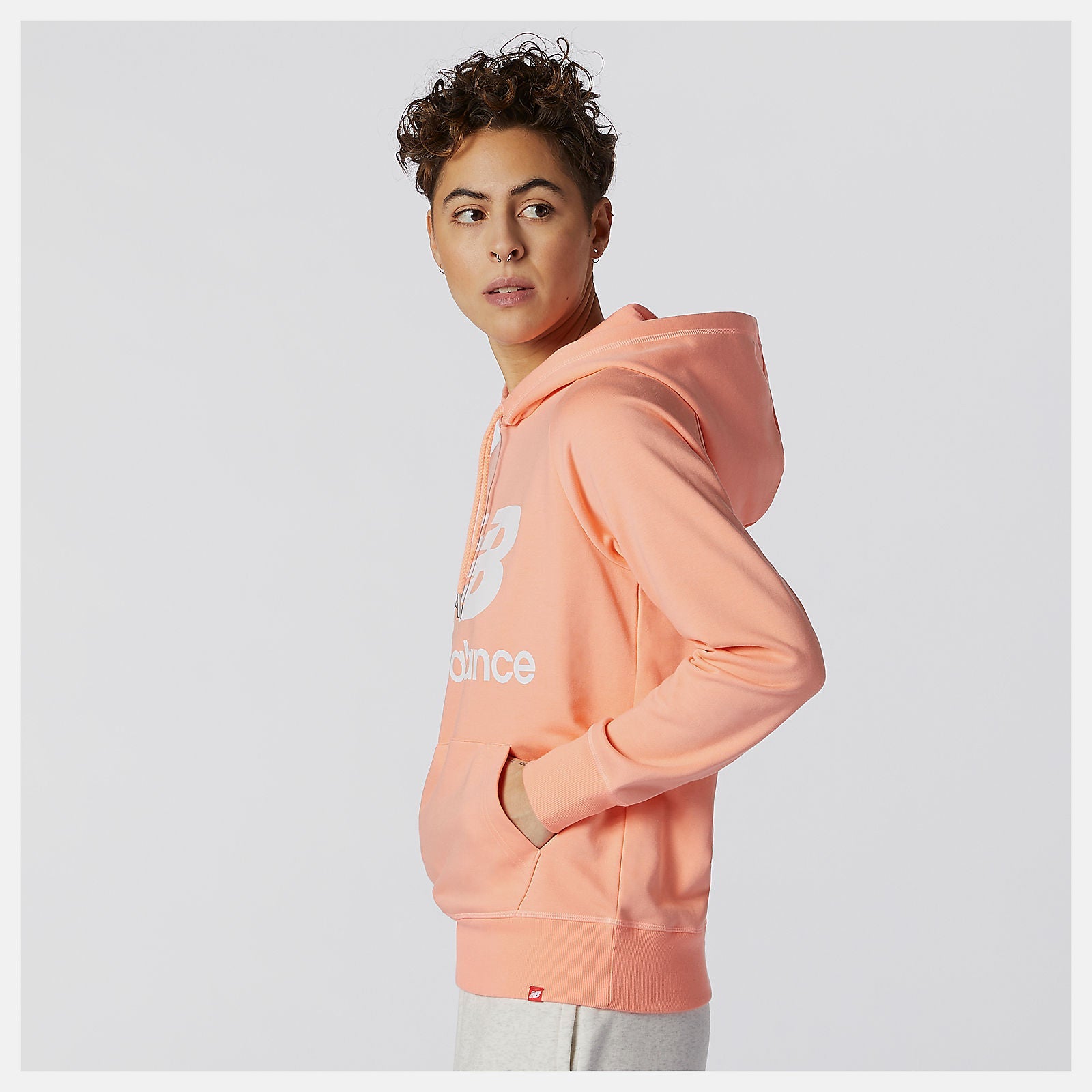NB Essentials Pullover Hoodie | New Balance Clothing Pink - Women