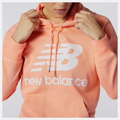 NB Essentials Pullover Hoodie | New Balance Clothing Pink - Women