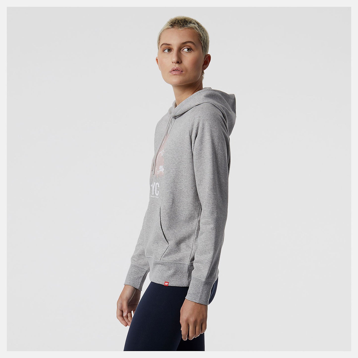 NYC Marathon Essentials Pullover Hoodie | New Balance Clothing Athletic Grey - Women