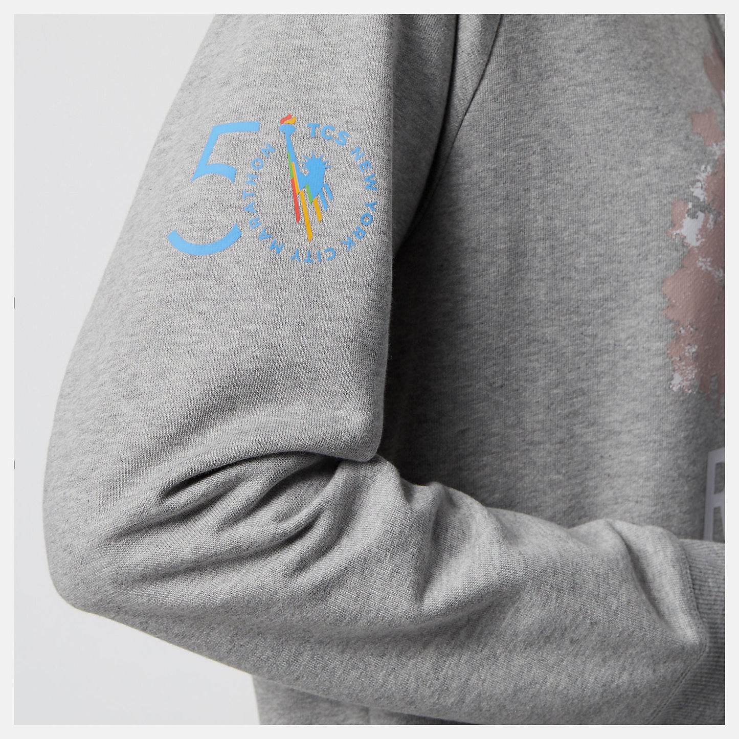 NYC Marathon Essentials Pullover Hoodie | New Balance Clothing Athletic Grey - Women