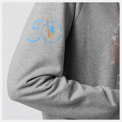 NYC Marathon Essentials Pullover Hoodie | New Balance Clothing Athletic Grey - Women