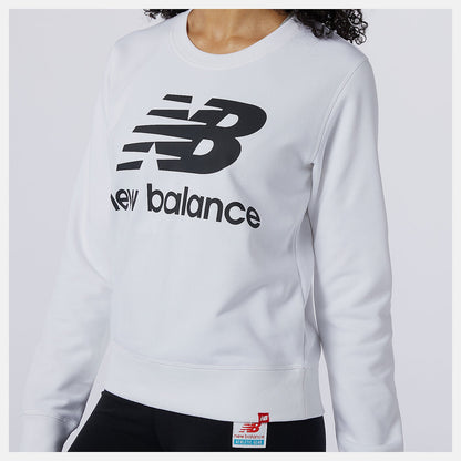 Essentials Crew | New Balance Clothing White/Black - Women