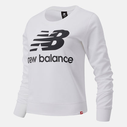 Essentials Crew | New Balance Clothing White/Black - Women