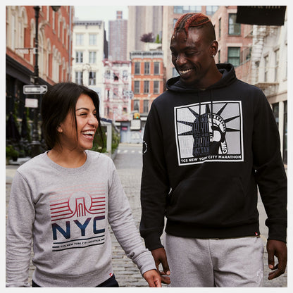 NYC Marathon Essentials Crew | New Balance Clothing Athletic Grey - Women