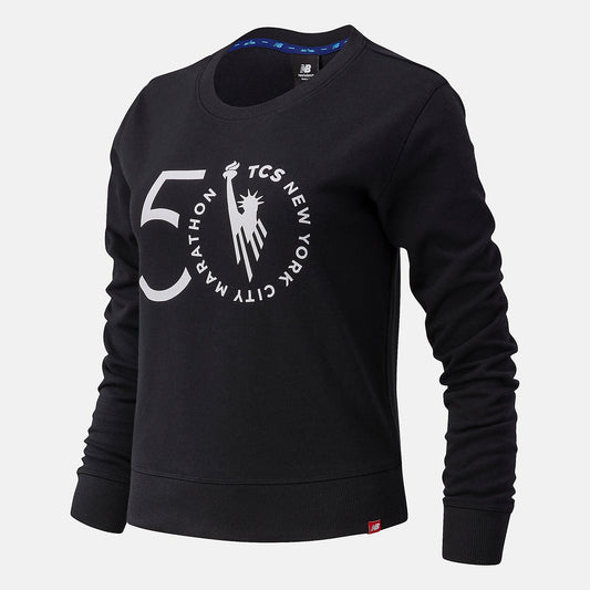 NYC Marathon Essentials Crew | New Balance Clothing Black - Women