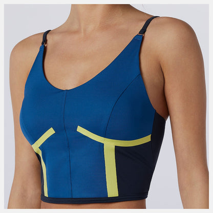Determination NBSleek Crop Top | New Balance Clothing Captain Blue - Women