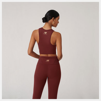 Bandier Corset Tank | New Balance Clothing Deep Mauve - Women