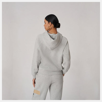 Bandier Fleece Hoodie | New Balance Clothing Athletic Grey - Women