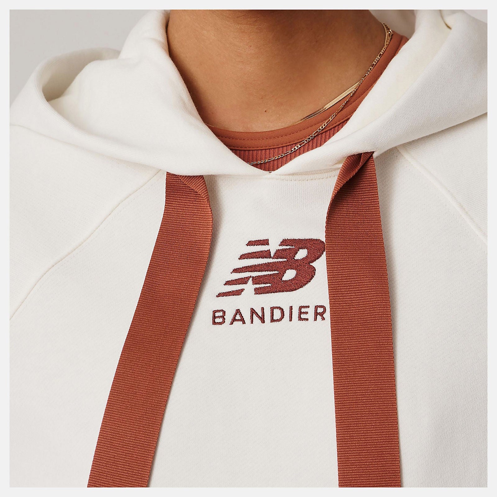 Bandier Fleece Hoodie | New Balance Clothing Sea Salt - Women