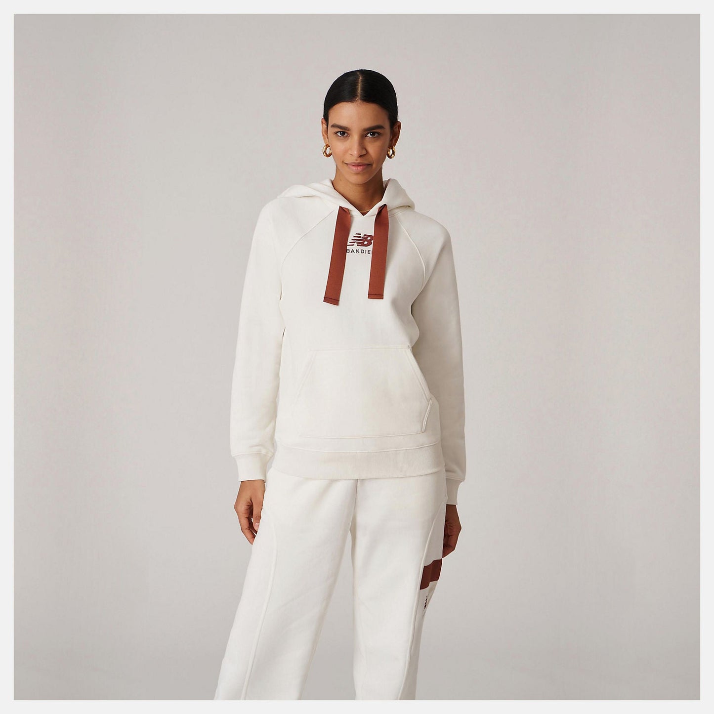 Bandier Fleece Hoodie | New Balance Clothing Sea Salt - Women