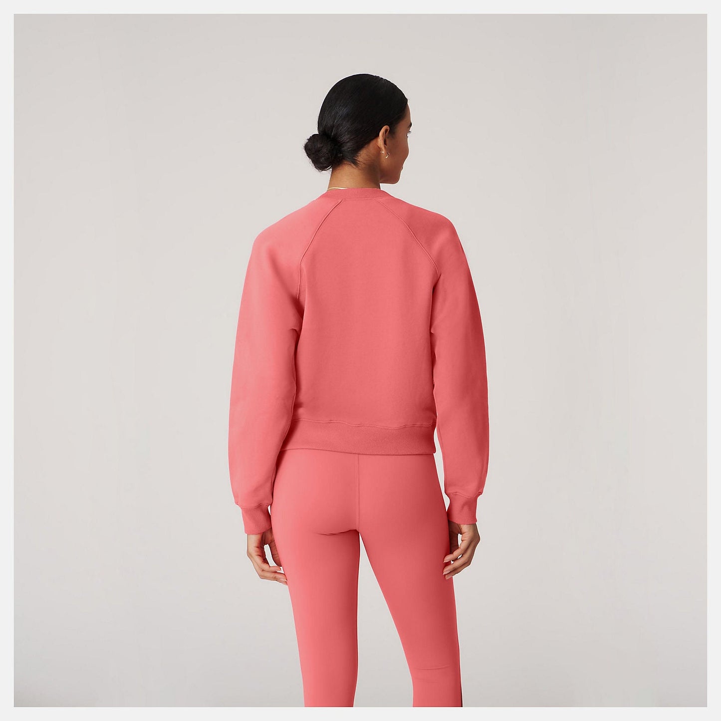 Bandier Fleece Crew | New Balance Clothing Watermelon - Women